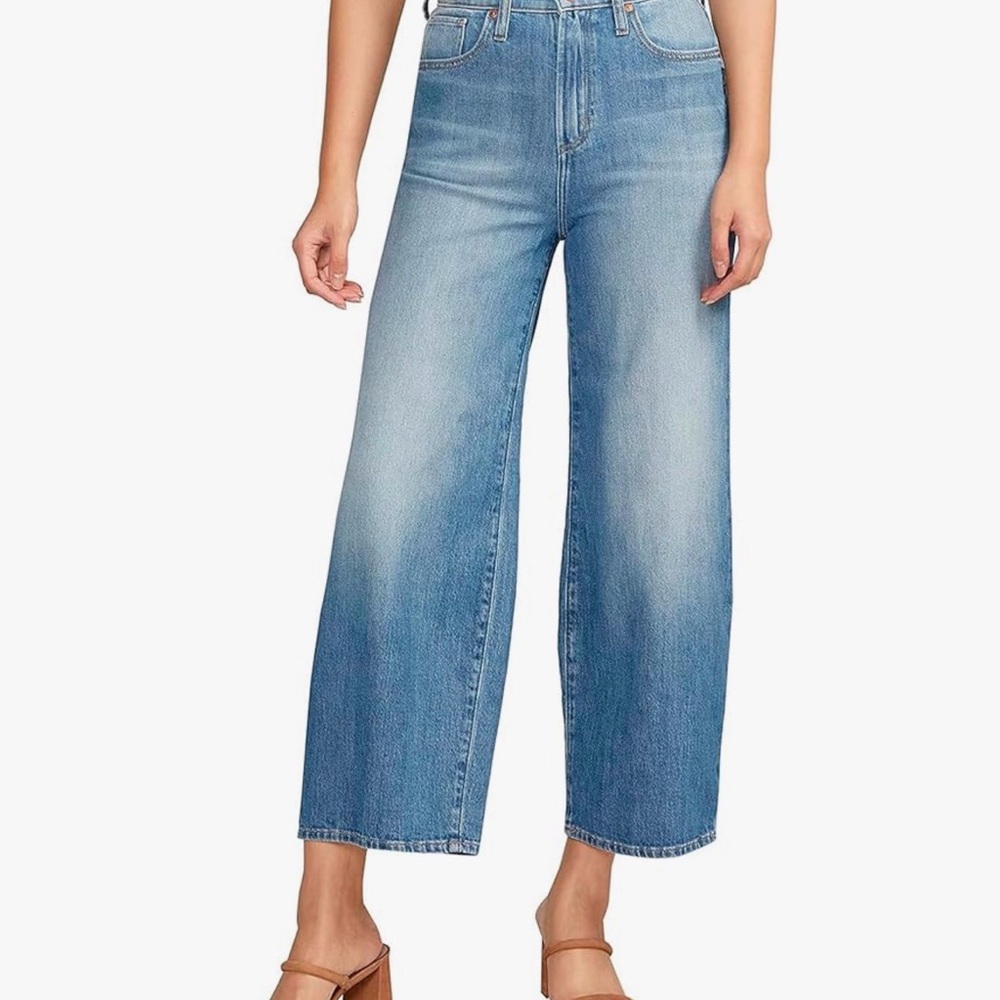 4 for $40 - silver Jeans Women's Wide Leg Blue Denim